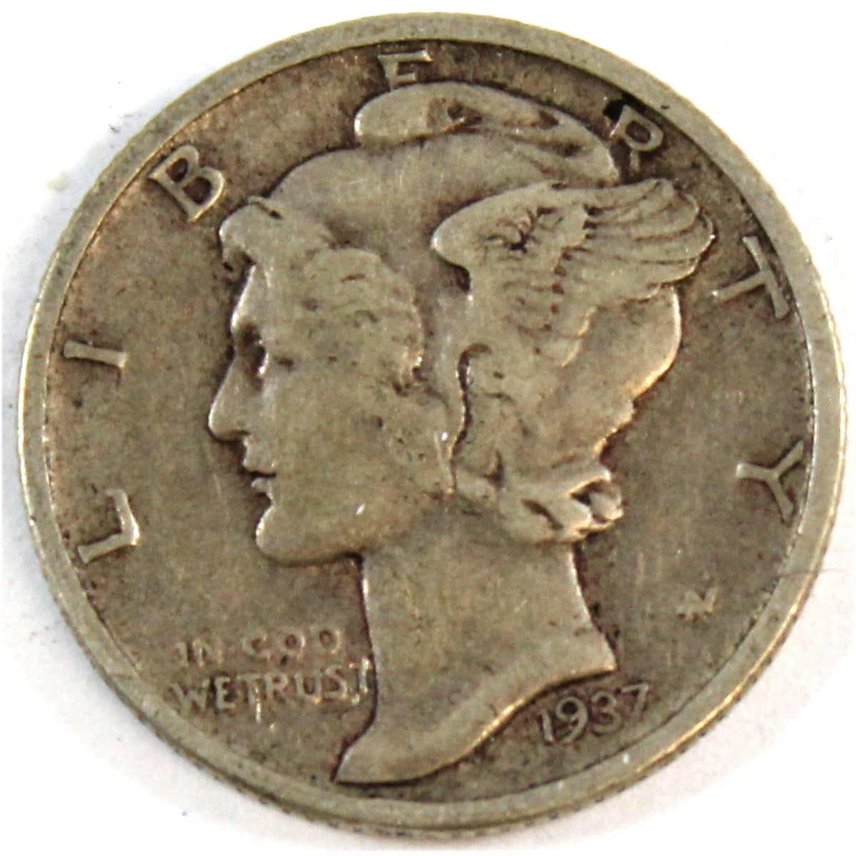 1937 S USA Dime VF-EF (VF30)