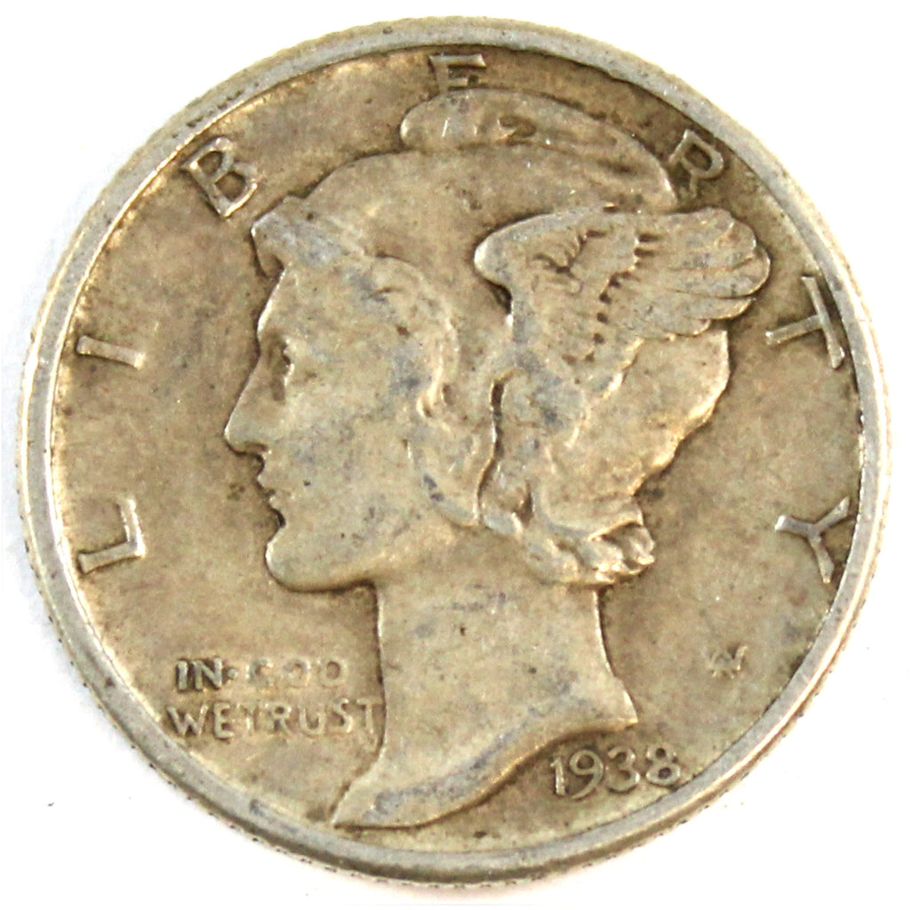 1938 USA Dime Almost Uncirculated (AU50)