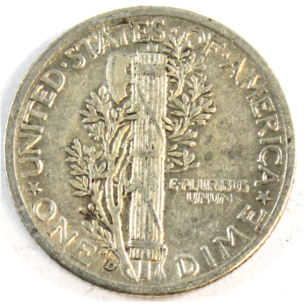 1938 D USA Dime Extra Fine (EF40)