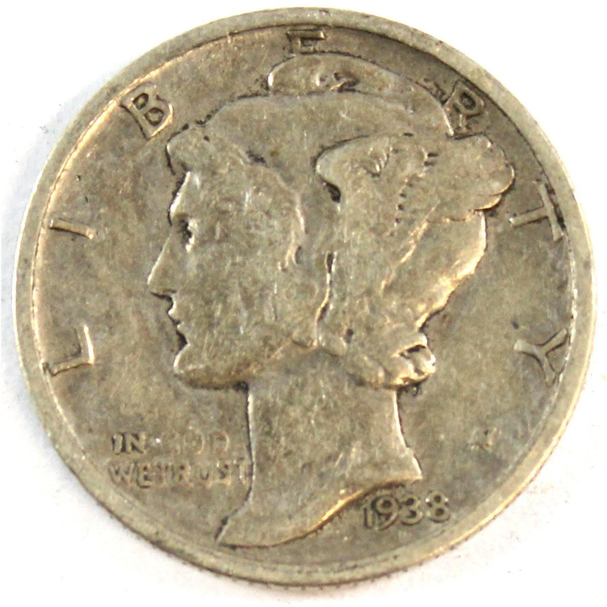 1938 S USA Dime F-VF (F15)