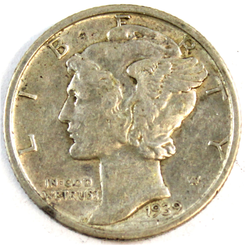 1939 D USA Dime VF-EF (VF30)