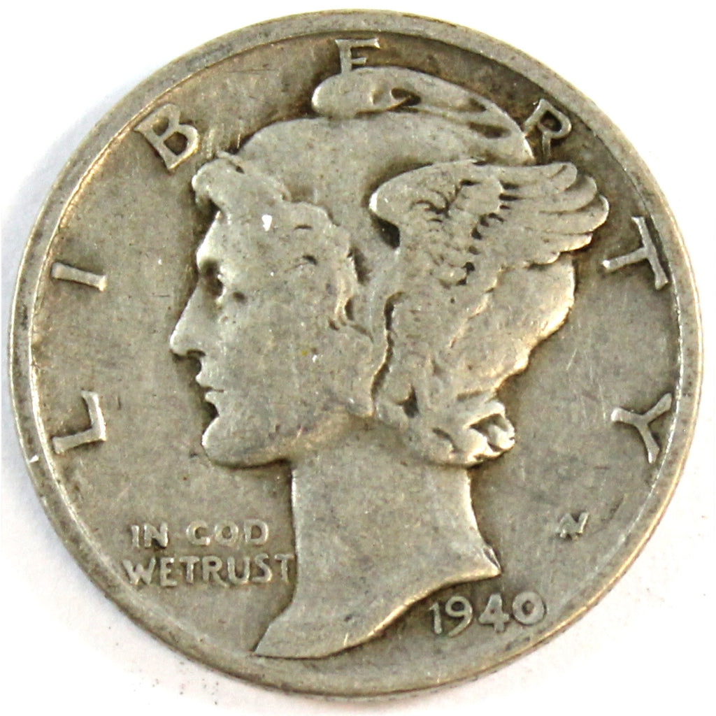 1940 USA Dime F-VF (F15)