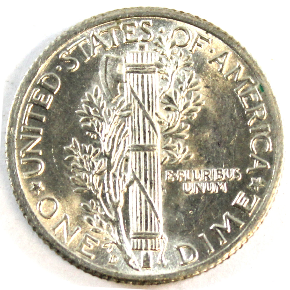 1940 D USA Dime Brilliant Uncirculated (MS63)