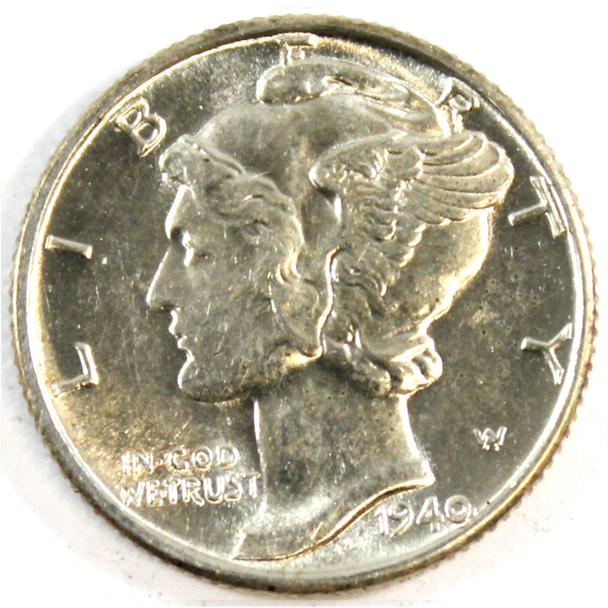 1940 D USA Dime AU-UNC (AU55)