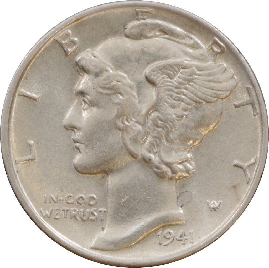 1941 USA Dime Brilliant Uncirculated (MS63)