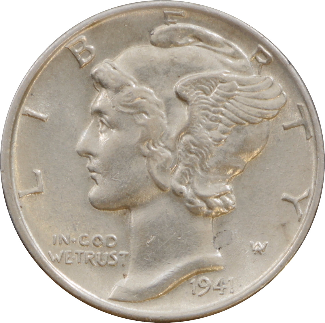 1941 USA Dime Brilliant Uncirculated (MS63)
