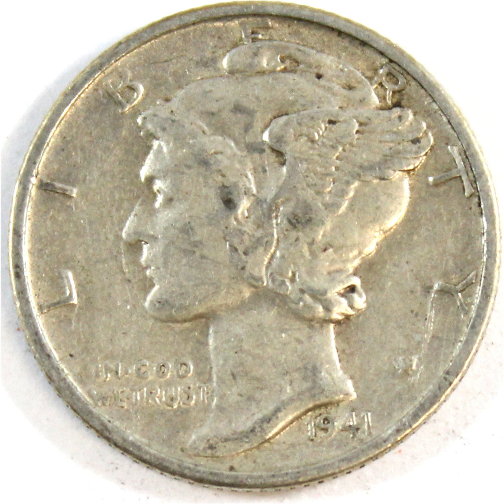 1941 D USA Dime Very Fine (VF20)