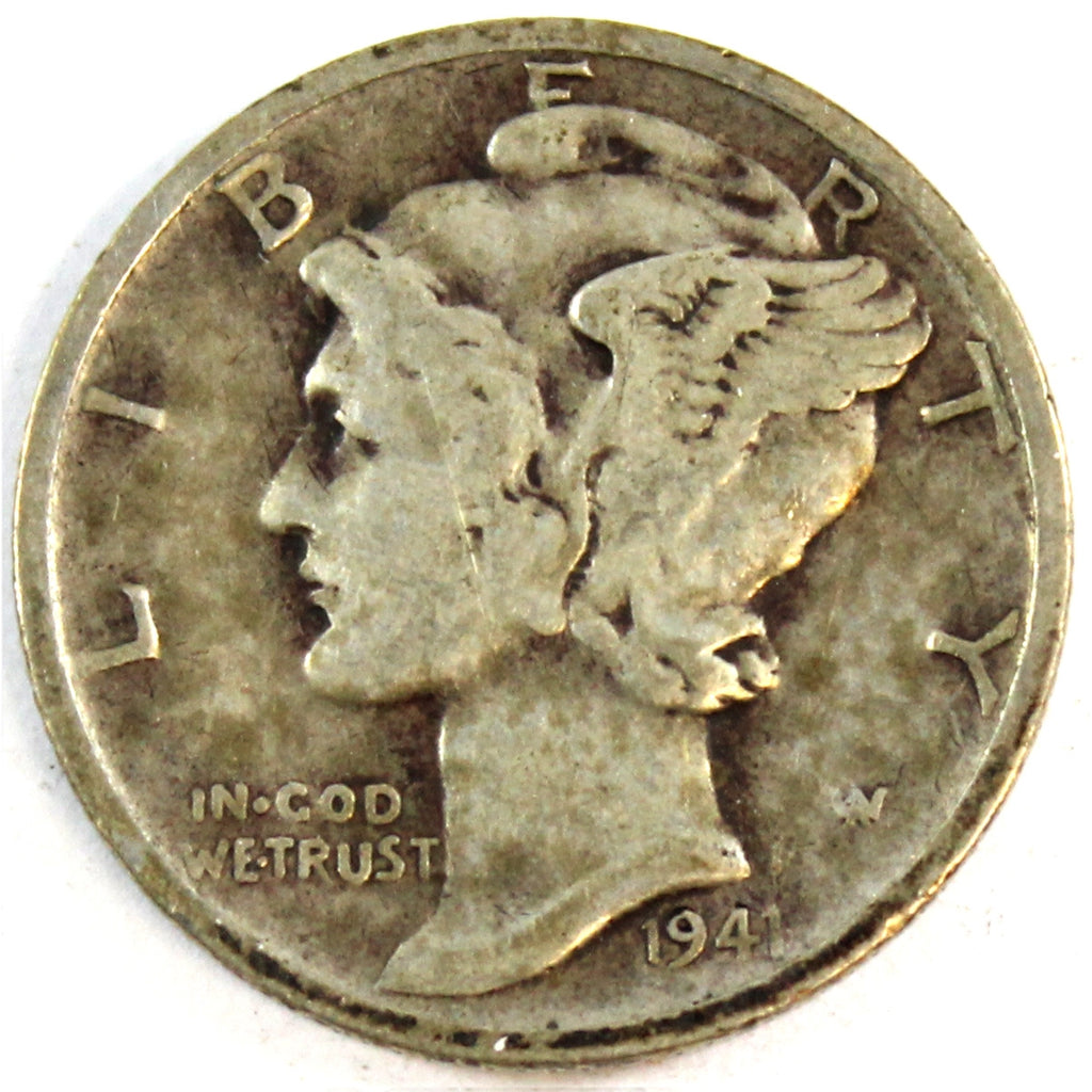 1941 S USA Dime VG-F (VG10)