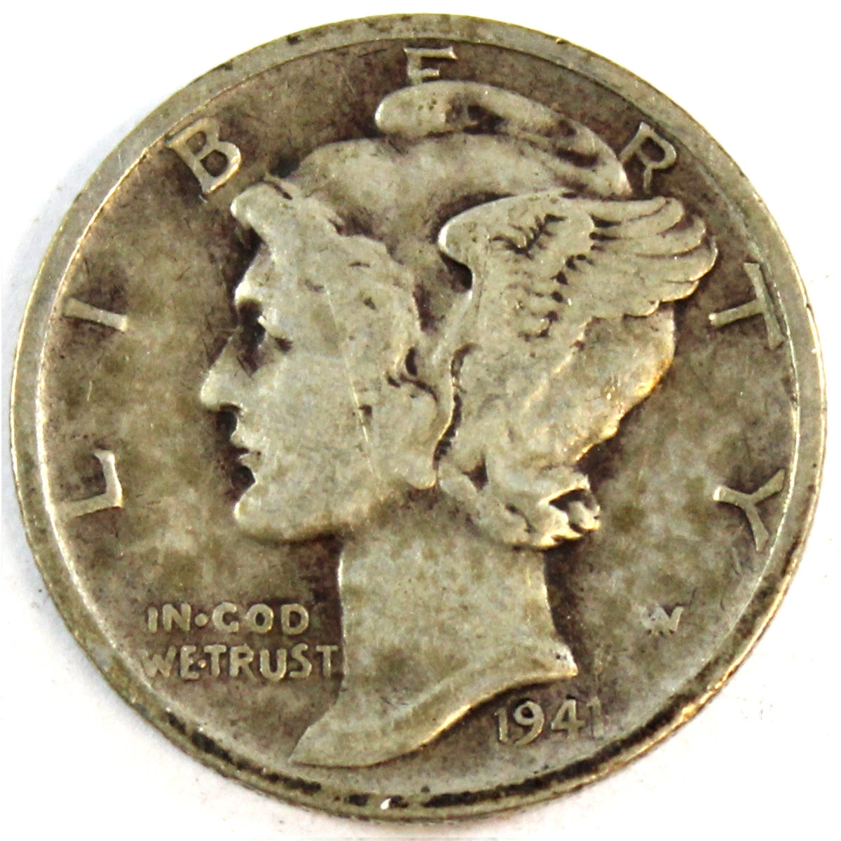 1941 S USA Dime VG-F (VG10)