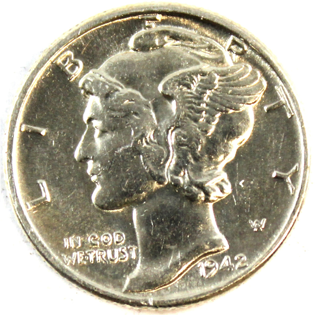 1942 USA Dime UNC+ (MS62)