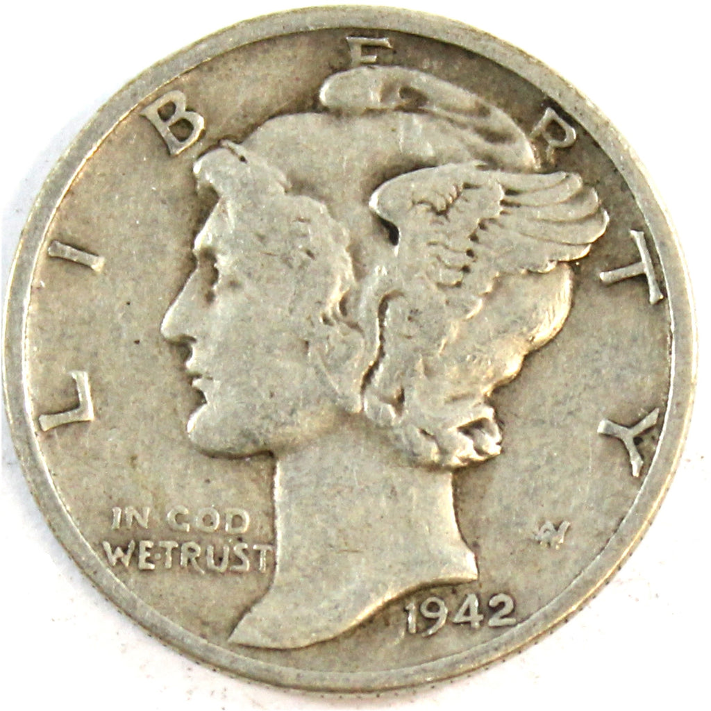 1942 USA Dime Very Fine (VF20)