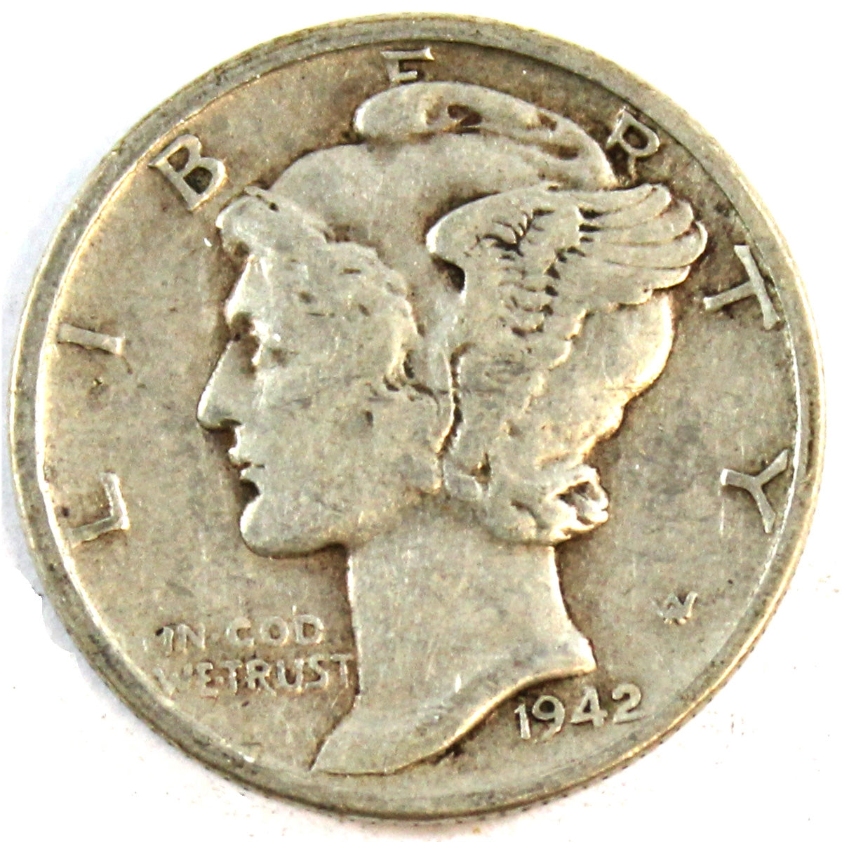 1942 USA Dime Fine (F12)