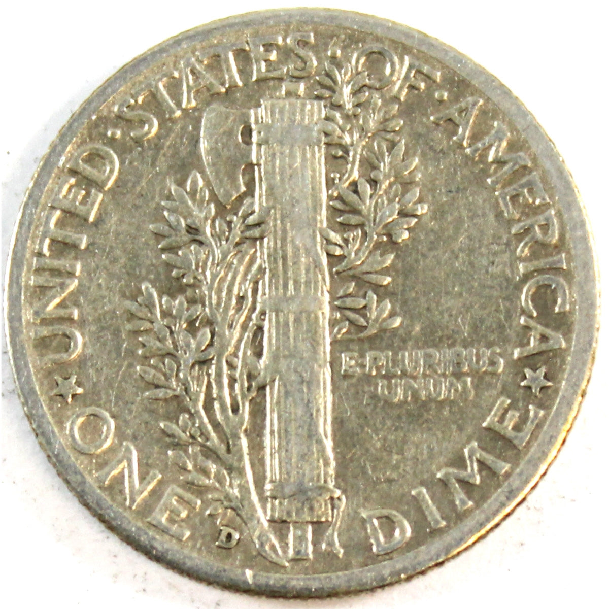 1942 D USA Dime F-VF (F15)