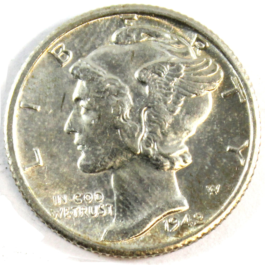 1942 S USA Dime Brilliant Uncirculated (MS63)