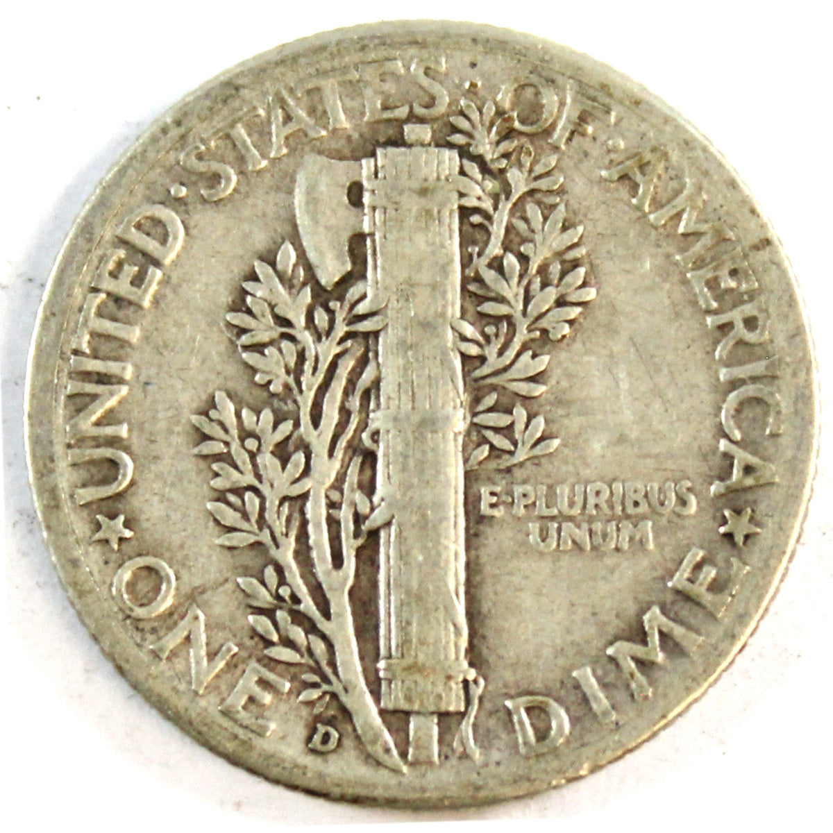 1942 D USA Dime Fine (F12)