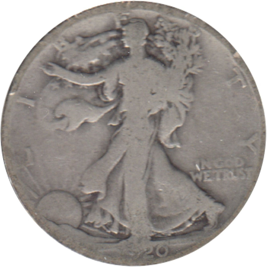 1920 S USA Half Dollar Circulated