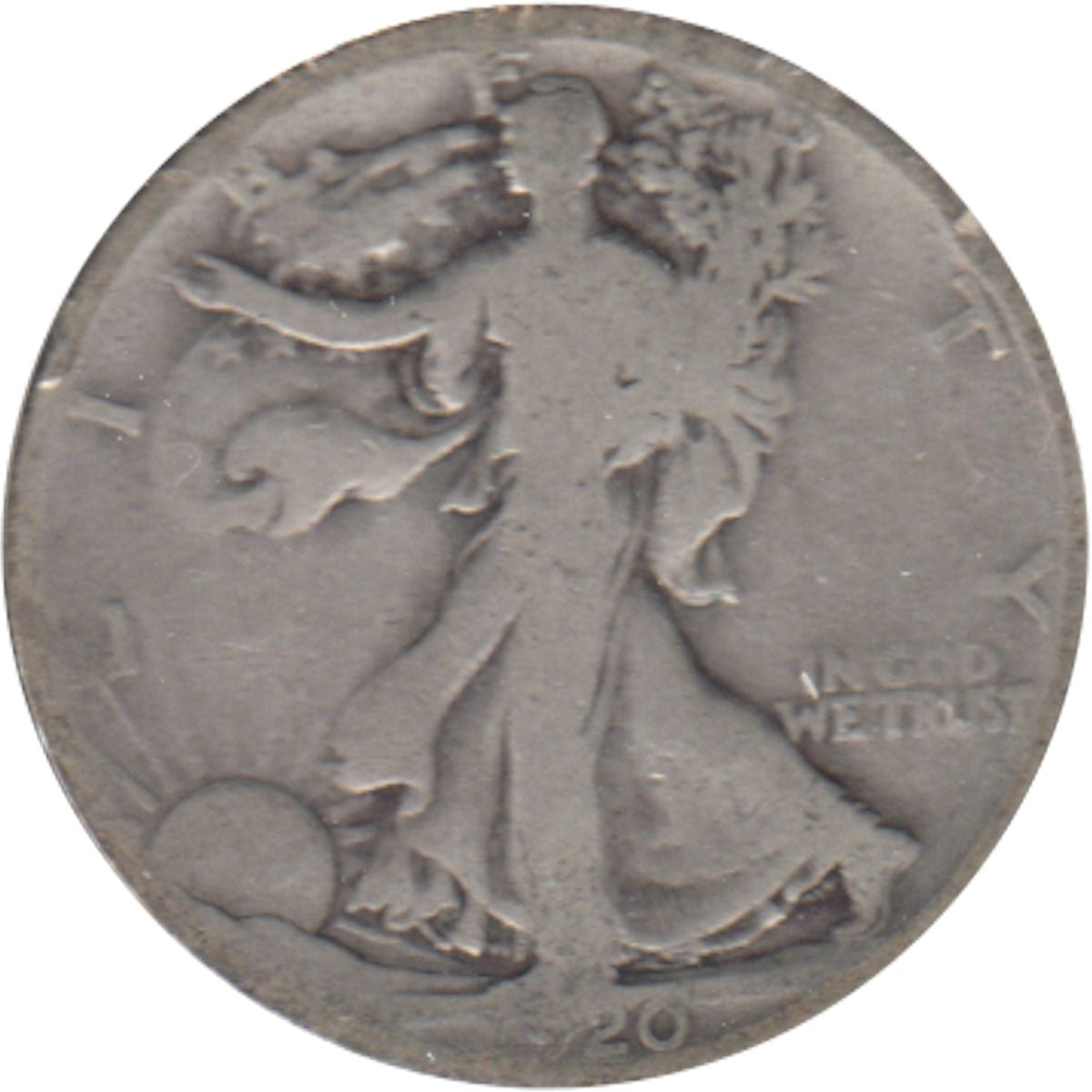 1920 S USA Half Dollar Circulated