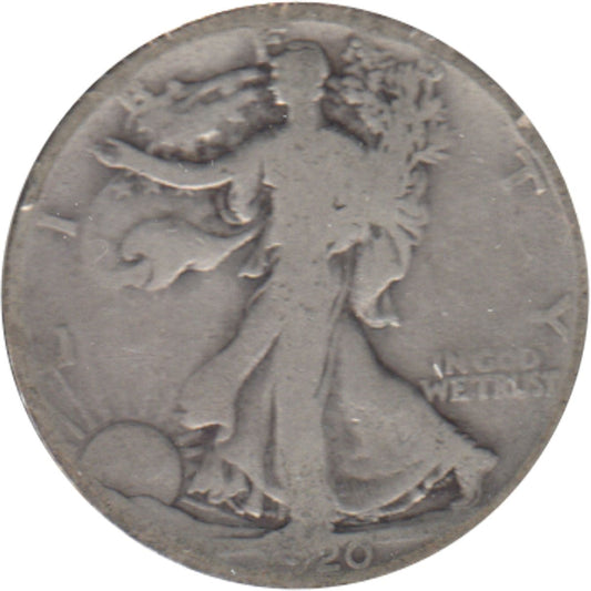 1920 S USA Half Dollar Circulated