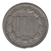 1865 Nickel USA 3 Cents F-VF (F-15)