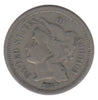 1867 Nickel USA 3 Cents F-VF (F15)