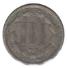1868 Nickel USA 3 Cents VF-EF (VF-30)