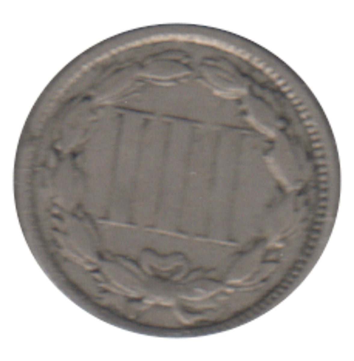 1874 Nickel USA 3 Cents Very Fine (VF20)