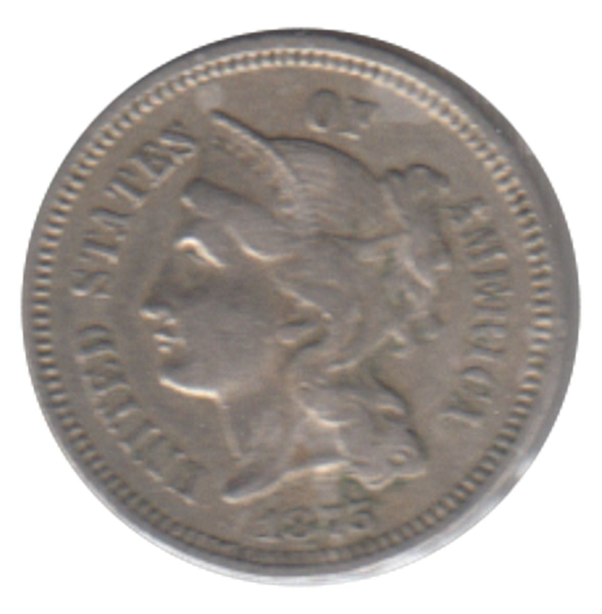 1875 Nickel USA 3 Cents Extra Fine (EF-20)