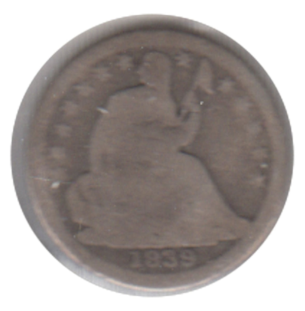 1839 O USA Half Dime About Good (AG3)