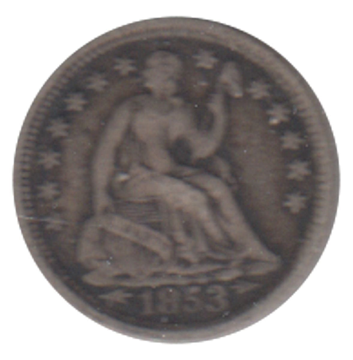 1853 Arrows USA Half Dime Very Fine (VF-20)