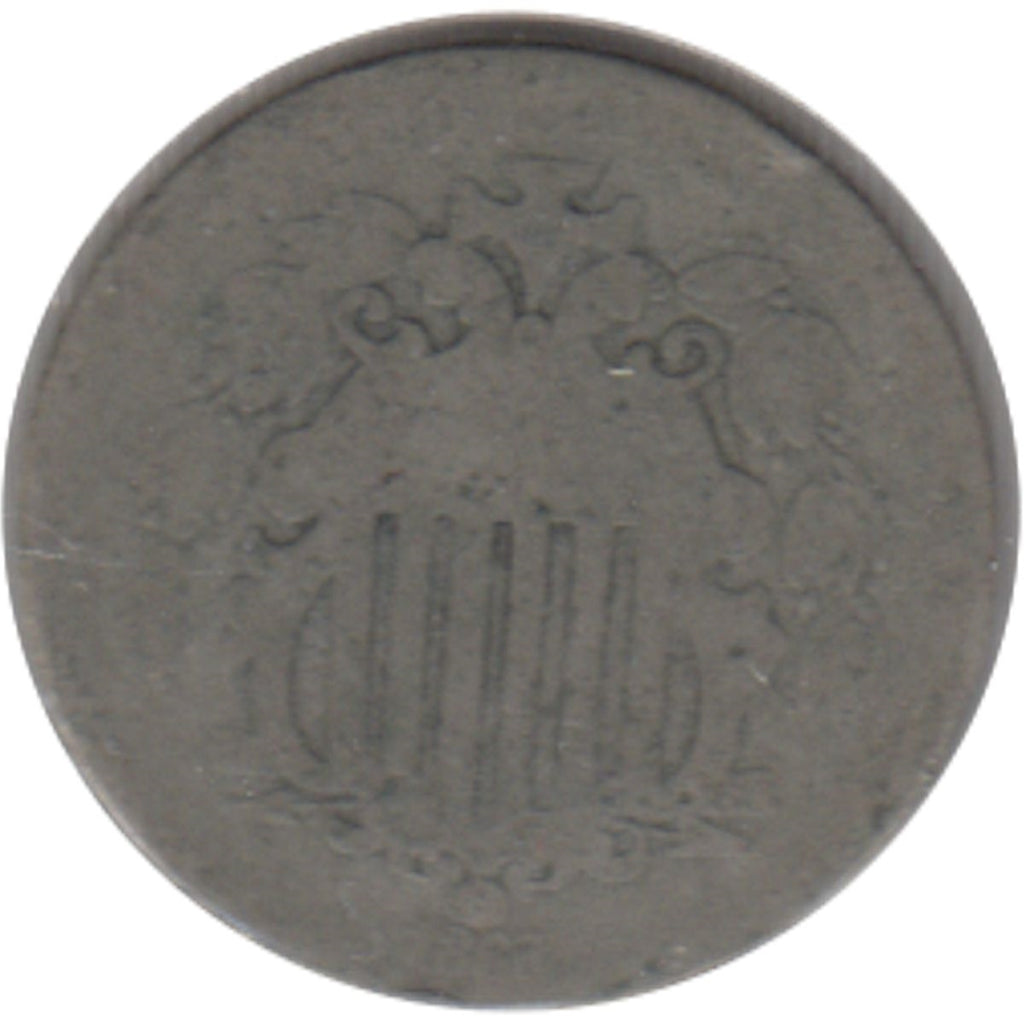 1868 USA Nickel About Good (AG-3)