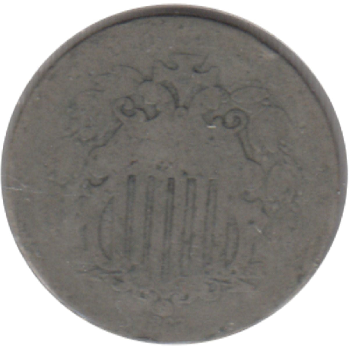 1868 USA Nickel About Good (AG-3)
