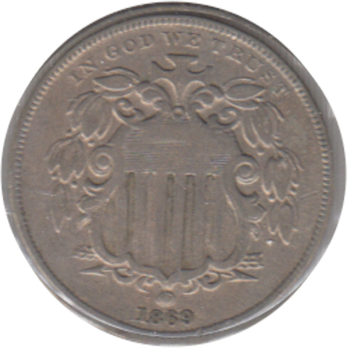 1869 USA Nickel Very Fine (VF20)