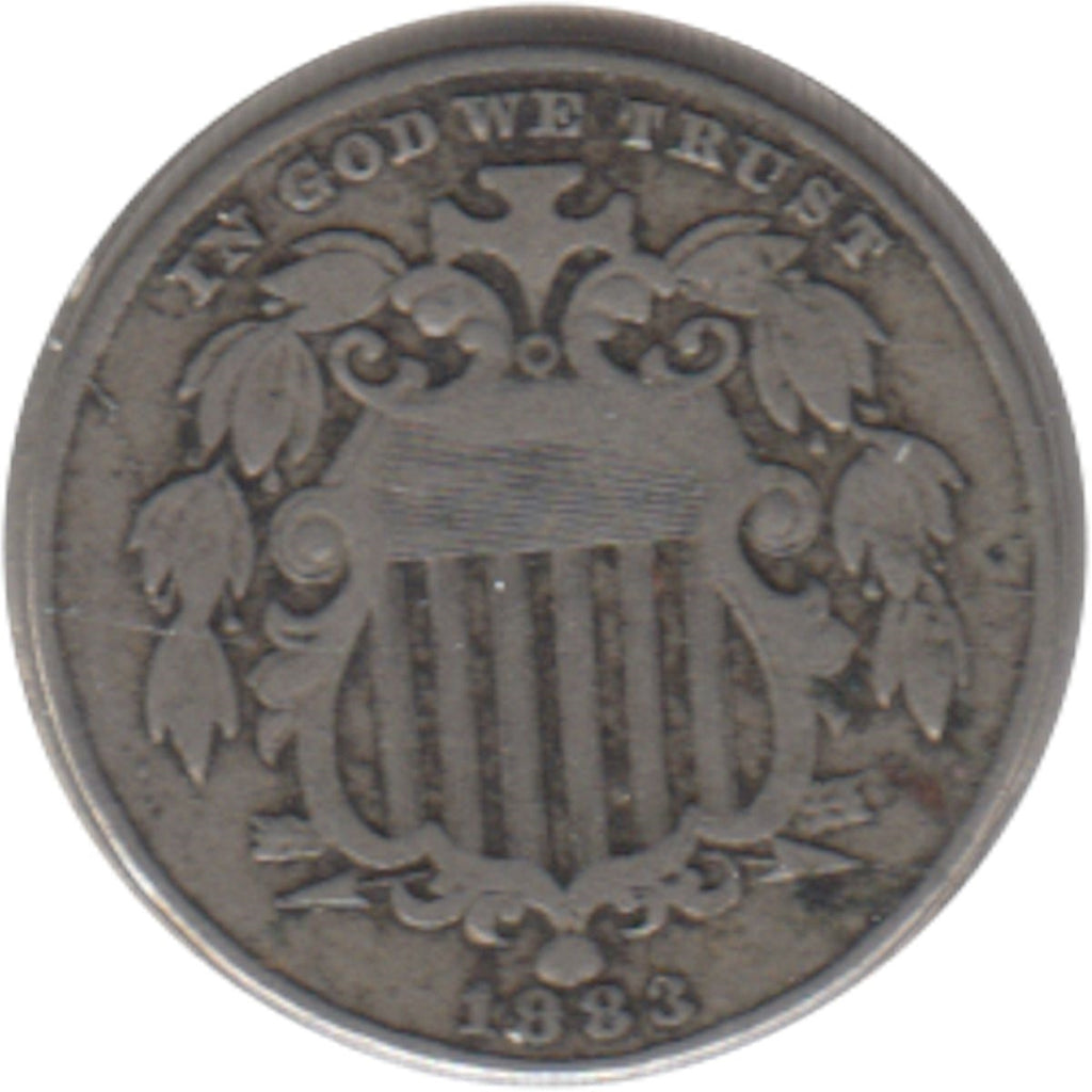 1883 Shield USA Nickel VF-EF (VF30) $