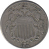 1883 No Cents USA Nickel Fine (F12)