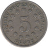 1883 No Cents USA Nickel Fine (F12)