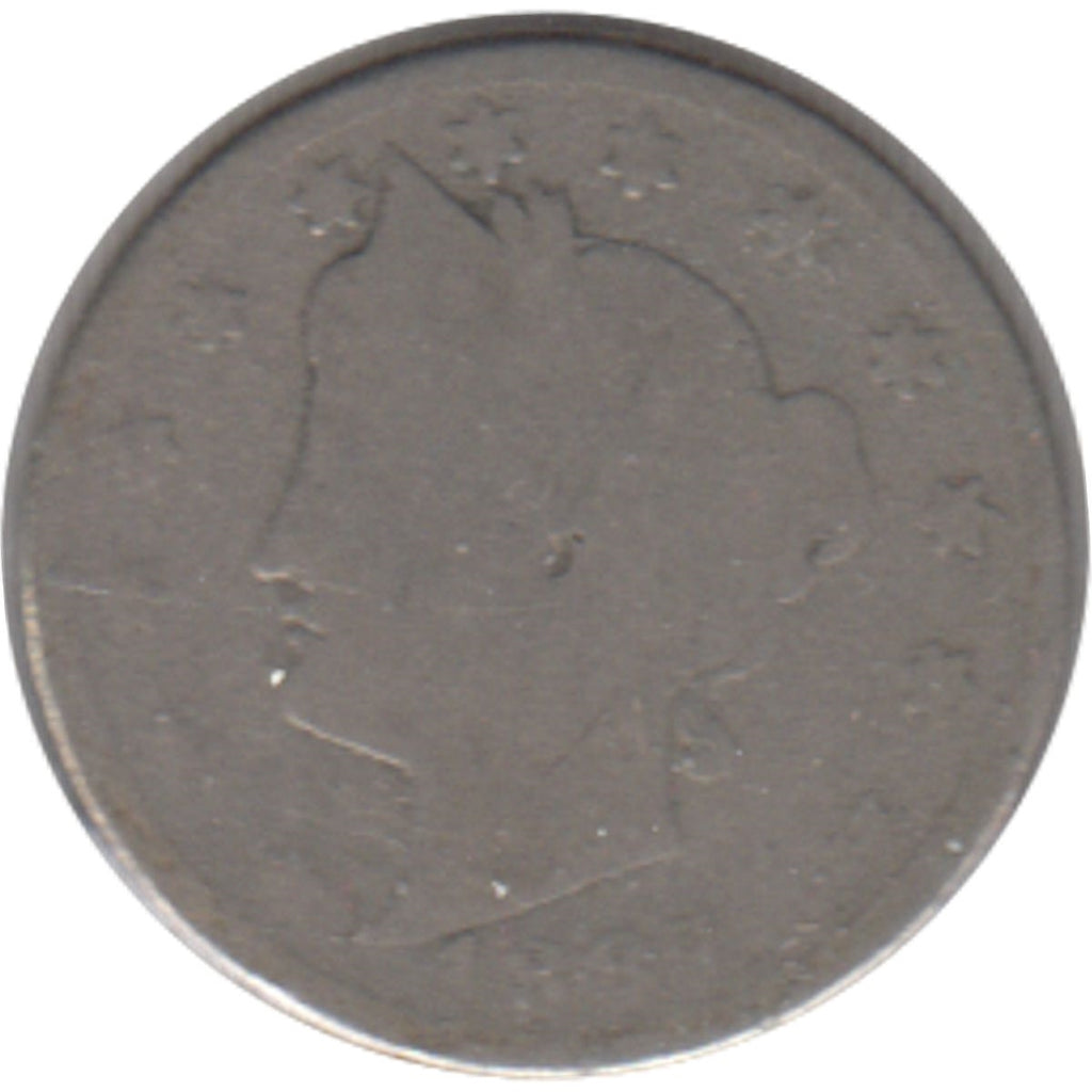 1887 USA Nickel About Good (AG3)