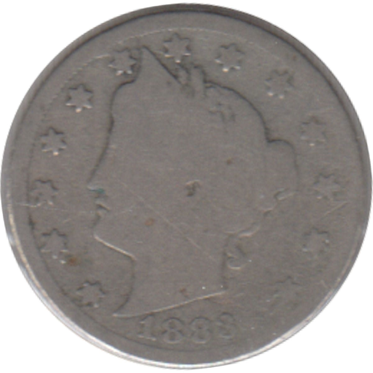1883 With Cents USA Nickel Good (G4)