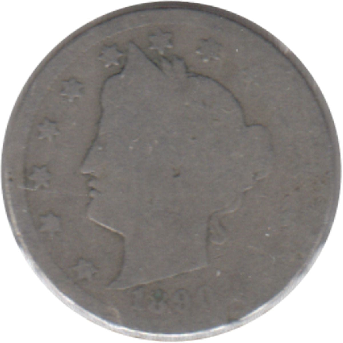 1890 USA Nickel Filler