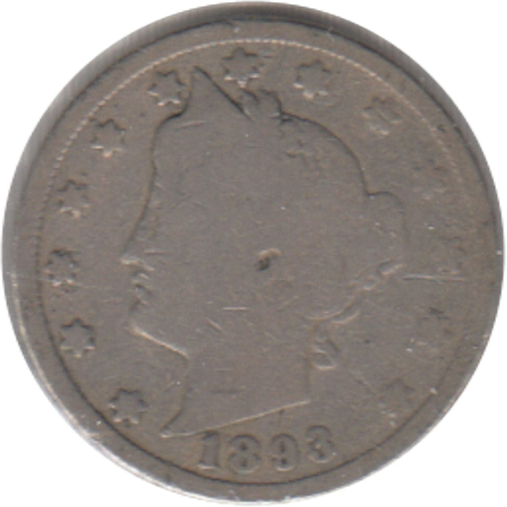 1893 USA Nickel Good (G4)