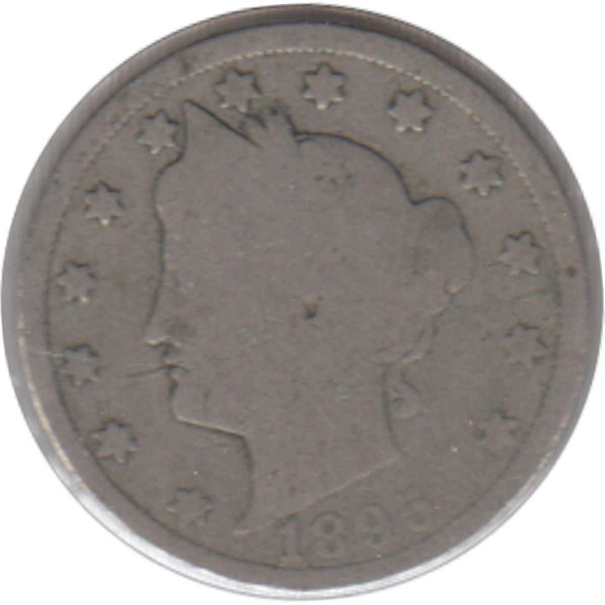 1895 USA Nickel About Good (AG-3)