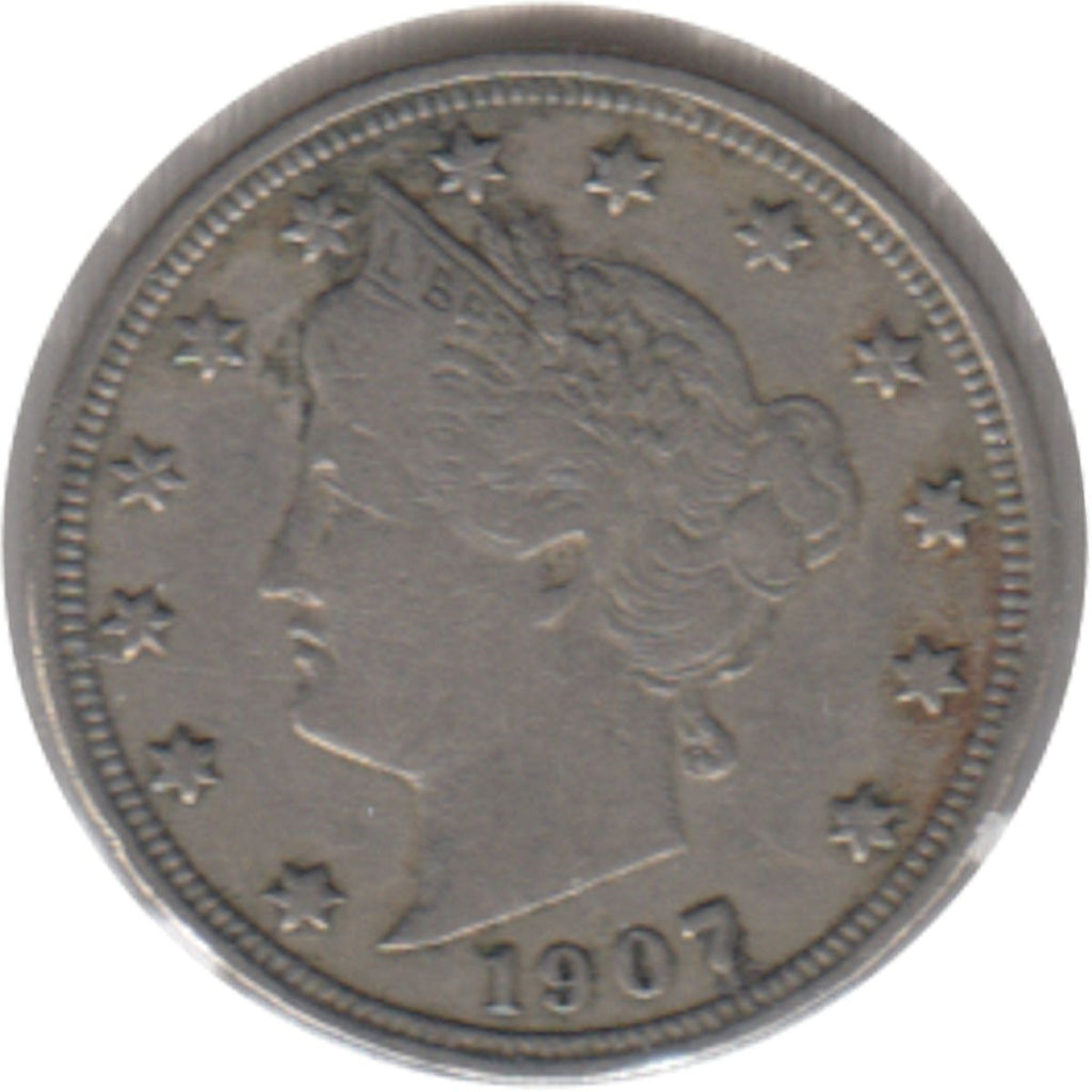 1907 USA Nickel Very Fine (VF20)