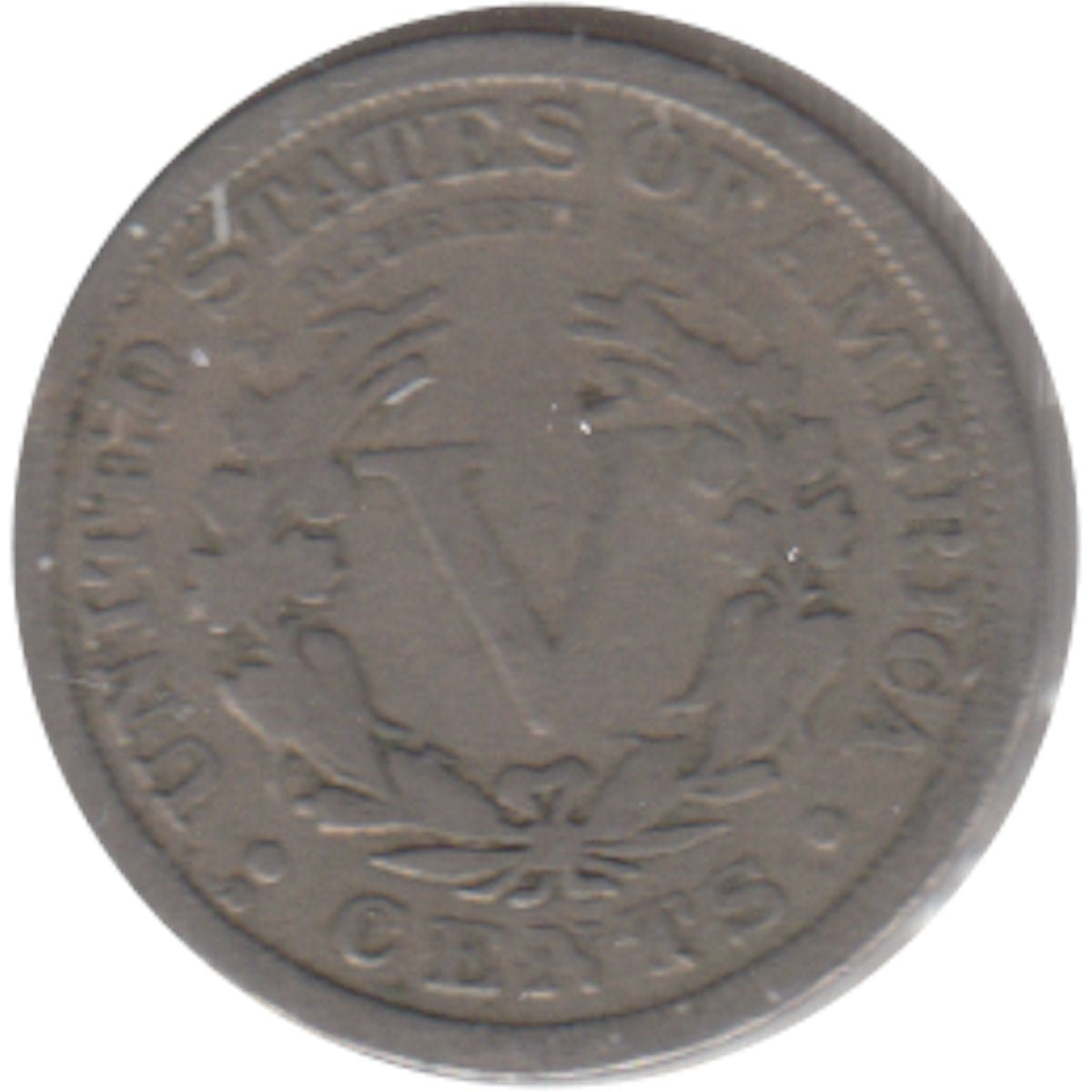 1912 D USA Nickel Very Good (VG-8)