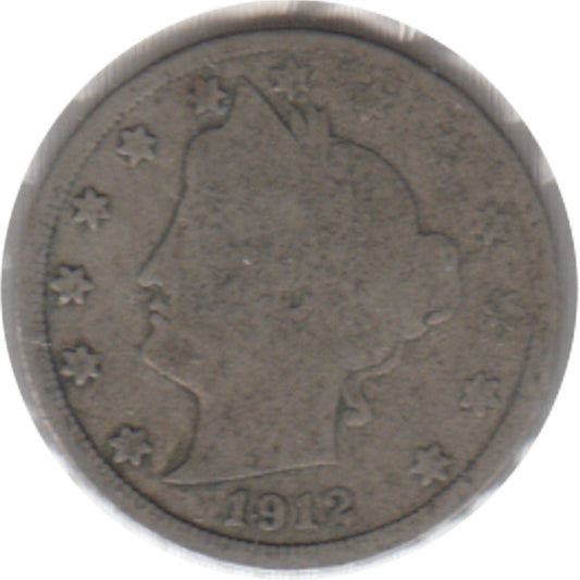 1912 D USA Nickel Good (G-4)