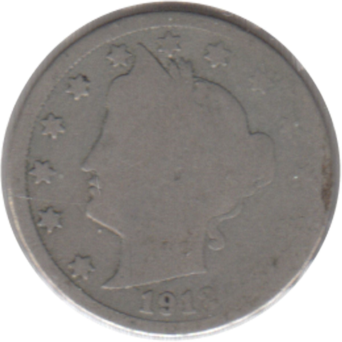 1912 D USA Nickel About Good (AG-3)