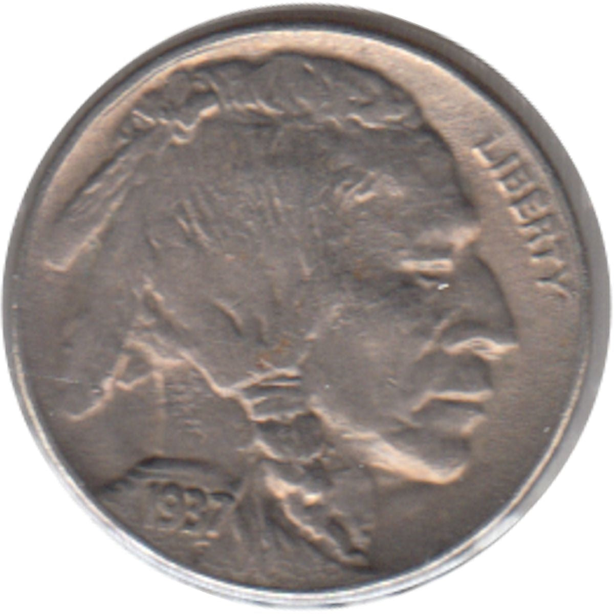 1937 D USA Nickel AU-UNC (AU55)