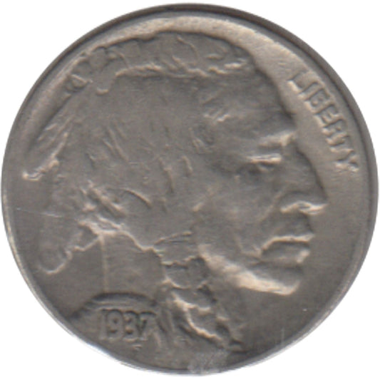 1937 D USA Nickel Extra Fine (EF40)