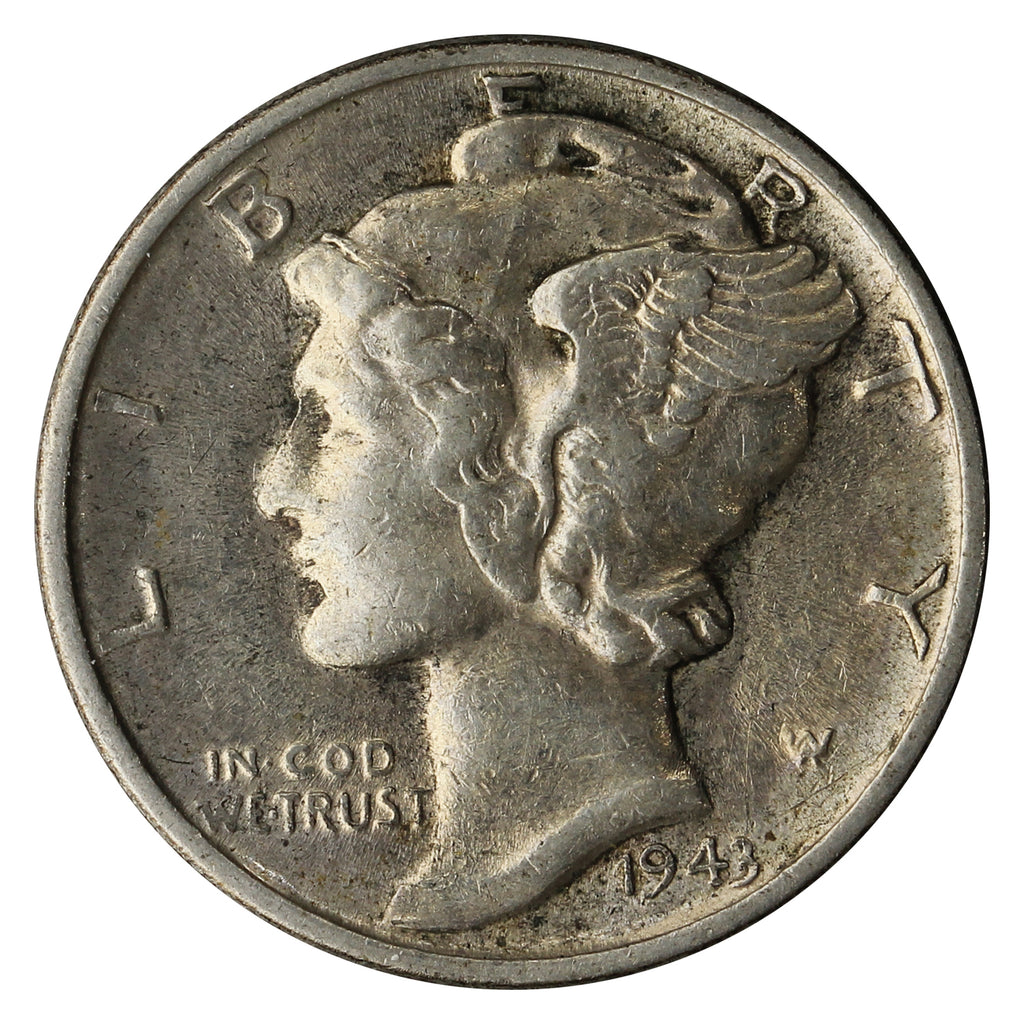 1943 USA Dime EF-AU (EF45)