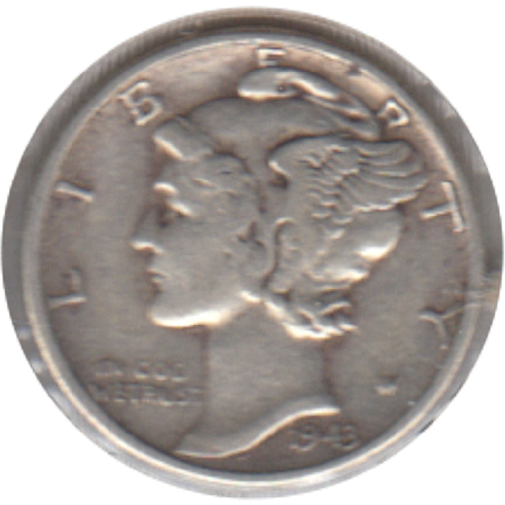 1943 USA Dime Very Fine (VF20)