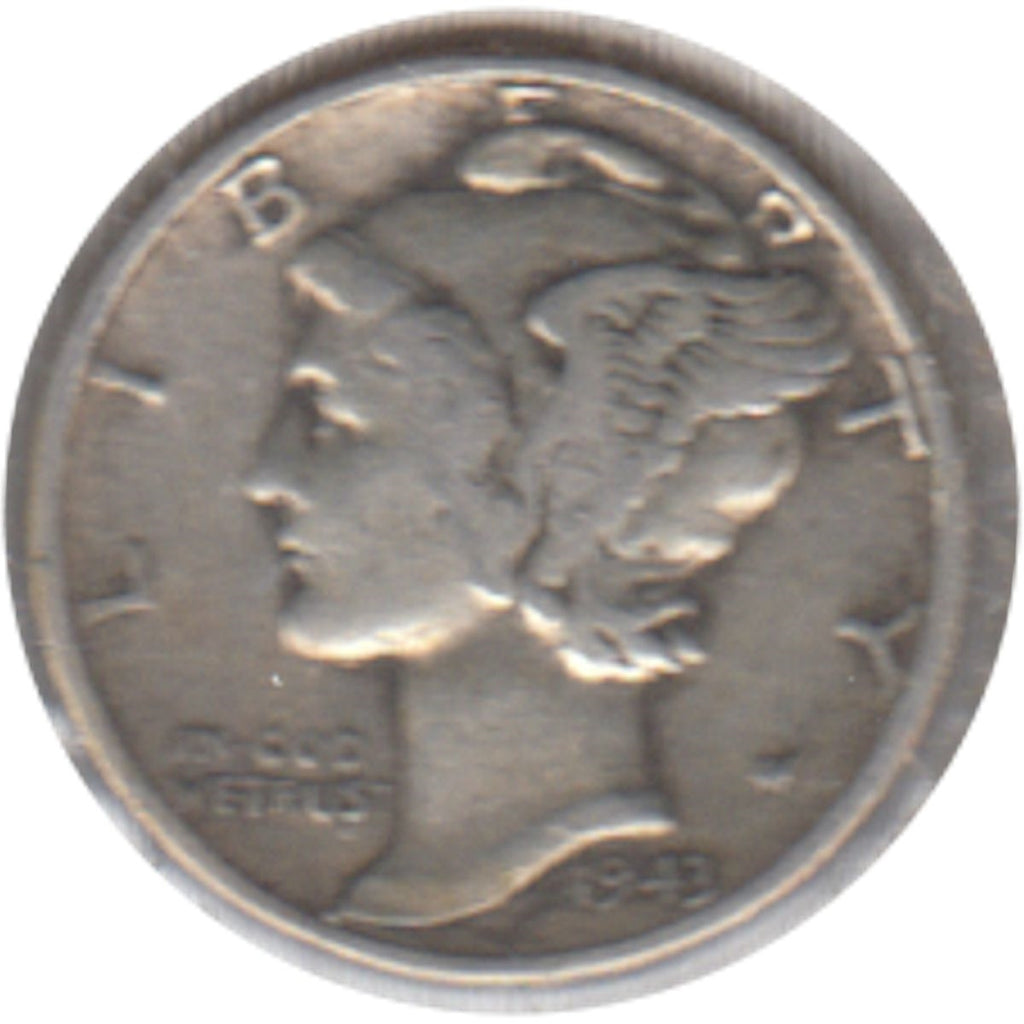 1943 USA Dime F-VF (F15)