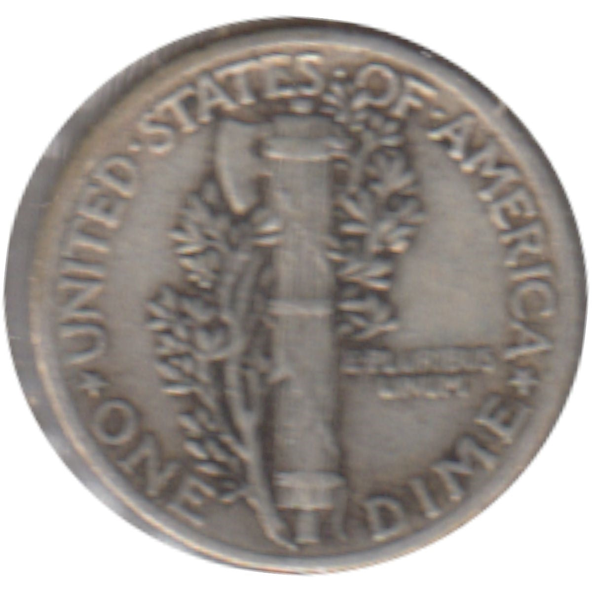 1943 USA Dime F-VF (F15)